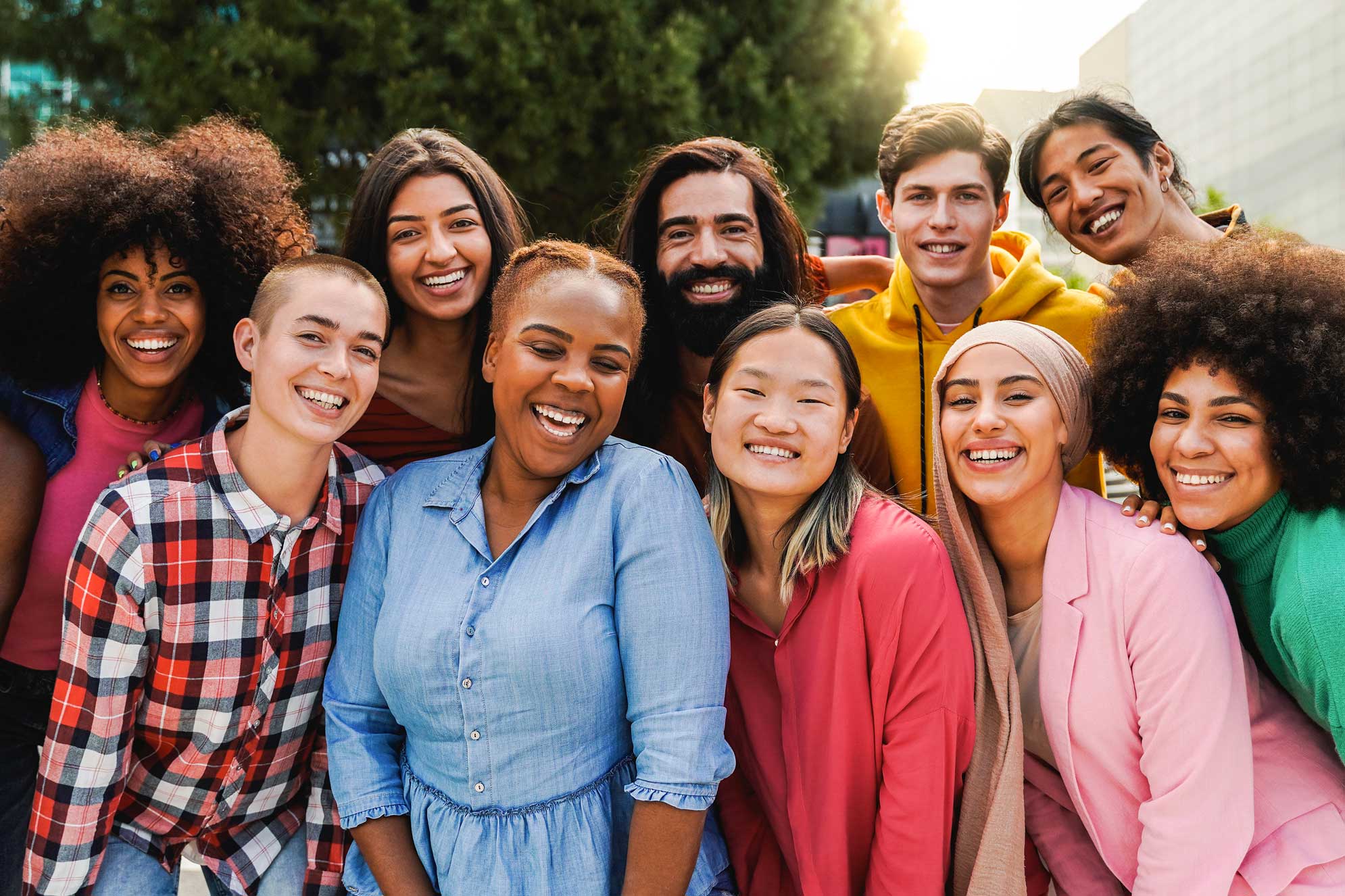 Diverse group of people